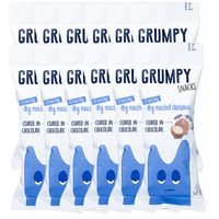 Grumpy Snacks Dry Roasted Chickpeas - Chocolate x 12